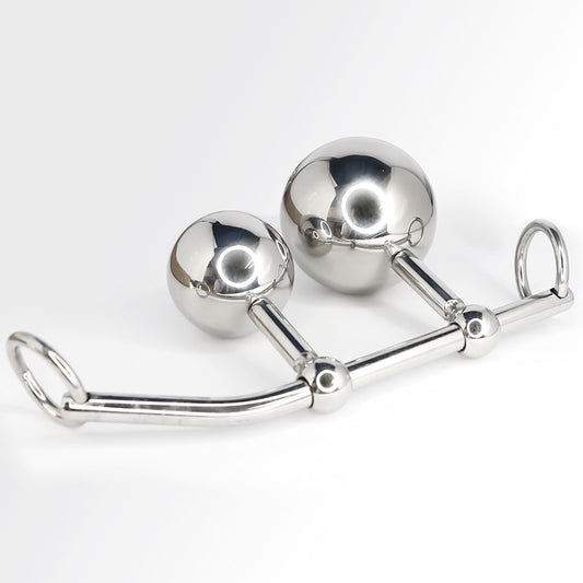 Double Ball Anal Plug Vaginal Belt Anal Hook Asslock Chastity Device FOR WOMEN Sex Toys -lovershop01