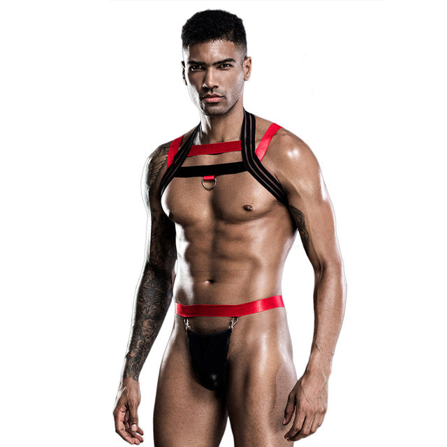 Men's Sex Harness Belt Role Play Sleepwear
