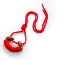 Load image into Gallery viewer, SM BONDAGE SHIBARI ROPE GAG - BDSM BITE GAG WITH ROPE TIE - HANDMADE BONDAGE TOY Sex Toys -lovershop01
