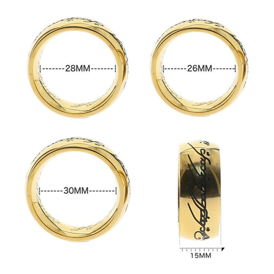 24K GOLD ONE TO RULE THEM ALL GLANS RING BDSM SEX TOYS Sex Toys -lovershop01