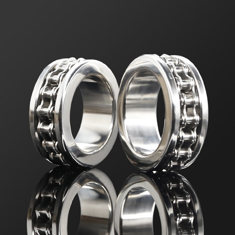 CHAIN GLANS RING STAINLESS STEEL MALE SEX TOYS Sex Toys -lovershop01