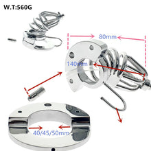 Load image into Gallery viewer, 2-IN-1 BALL STRETCHER COCK CAGE WITH CATHETER Chastity Cage Sex Toys -lovershop01
