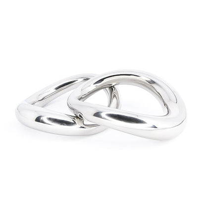 ERGONOMIC STEEL COCK RING BDSM SEX TOY Sex Toys -lovershop01