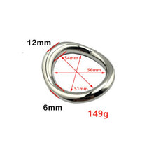 Load image into Gallery viewer, ERGONOMIC STEEL COCK RING BDSM SEX TOY Sex Toys -lovershop01
