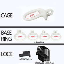 Load image into Gallery viewer, MAMBA 3D PRINTED CHASTITY TRAINING RING CHASTITY DEVICE Sex Toys -lovershop01
