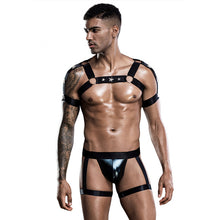 Load image into Gallery viewer, Men&#39;s Vest Pajamas Erotic Harness Role Play Costumes
