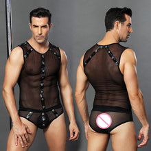 Load image into Gallery viewer, Men Erotic Costumes Lingerie Set Rope Play
