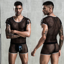 Load image into Gallery viewer, Men Erotic Costumes Lingerie Set Rope Play
