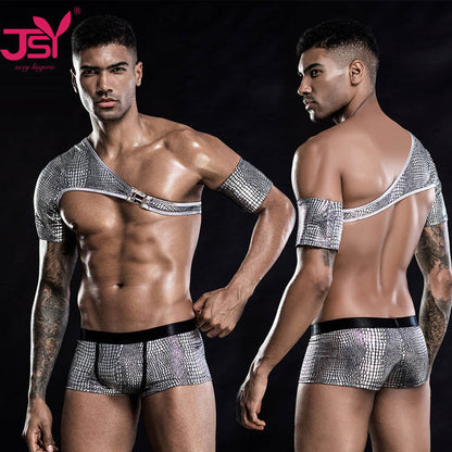 Sexy Exotic Men Police Lingerie Set Role Cosplay Costume