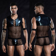 Load image into Gallery viewer, Men Bondage Teddy Erotic Lingerie Sexy Costumes
