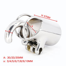 Load image into Gallery viewer, PA Puncture Stainless Steel Male Chastity Device With Stealth Lock Penis Lock
