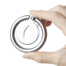 Load image into Gallery viewer, Stainless Steel Chastity Cage - Screws Cock Ring
