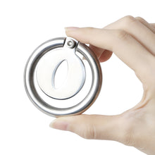Load image into Gallery viewer, Stainless Steel Chastity Cage - Screws Cock Ring

