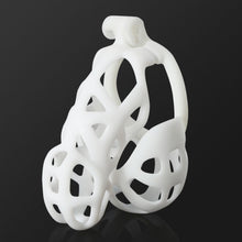 Load image into Gallery viewer, Shell MAMBA 3D Printed Chastity Device with Lightweight Resin Cobra Cock Cage  Balls Cage
