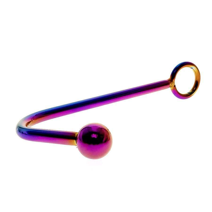 rainbow anal hook stainless steel