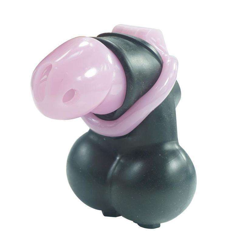 Scrotum sleeve and chastity cage combo