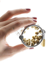 Load image into Gallery viewer, Stainless Steel Kali’s Teeth CBT Device – Secure Chastity

