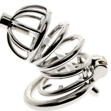 Load image into Gallery viewer, Catheter-ready chastity cage for long-term use
