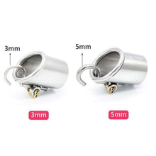 Load image into Gallery viewer, Steel chastity device with PA pin lock
