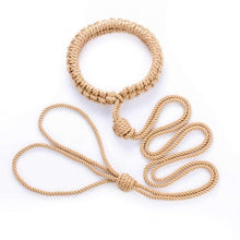 Load image into Gallery viewer, Shibari rope collar and leash set
