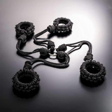 Load image into Gallery viewer, Shibari rope handcuffs and ankle cuffs
