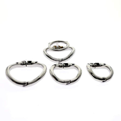 Sleek black chastity training ring for discreet play