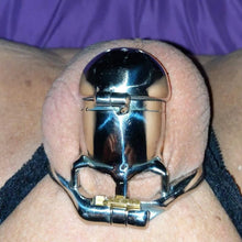 Load image into Gallery viewer, How to clean a small chastity cage with double openings
