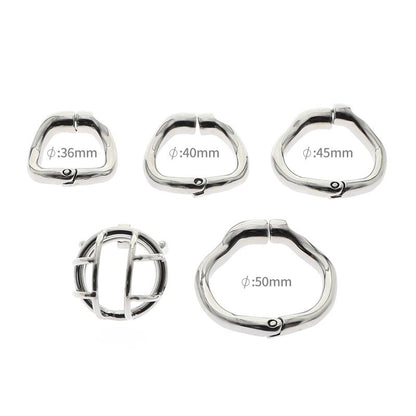 Male chastity device – small locking cage