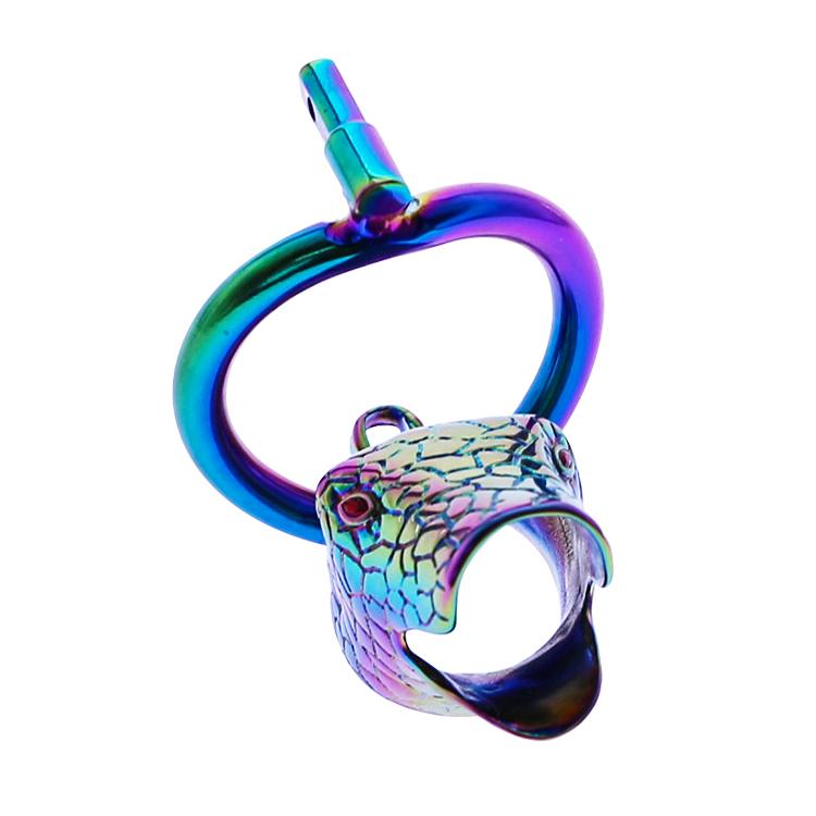 Snake lock chastity toy for advanced users