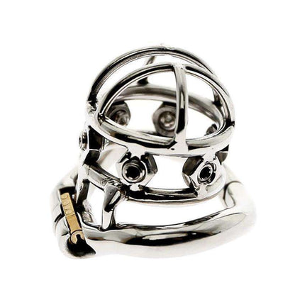 Spiked chastity cage for male submission