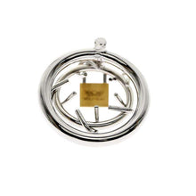 Load image into Gallery viewer, BDSM chastity device with spiked interior
