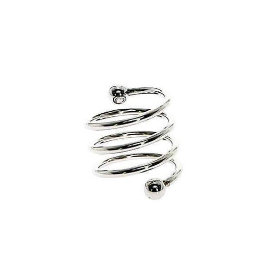 Spiral penis ring