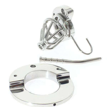 Best cock cage with built-in catheter and stretcher