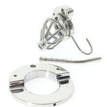 Load image into Gallery viewer, Best cock cage with built-in catheter and stretcher
