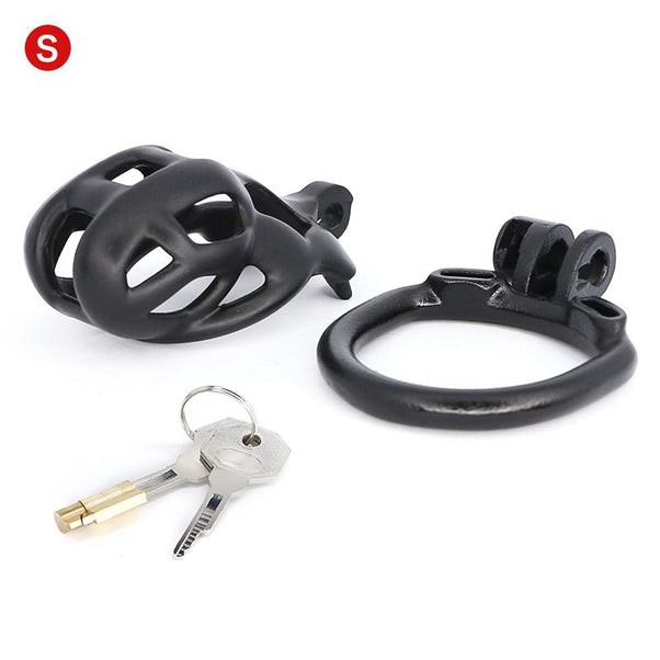 Male chastity device with ergonomic fit