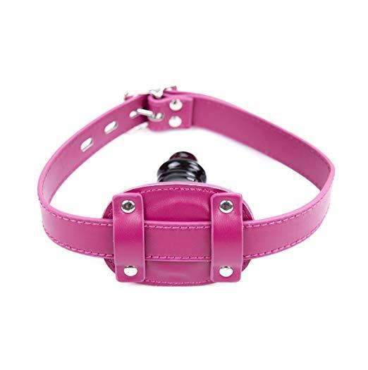 submissive pink gag for roleplay