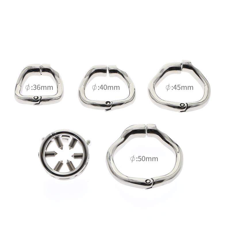 NC14 spiked chastity ring for punishment
