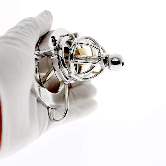 How to use a catheter chastity cage?