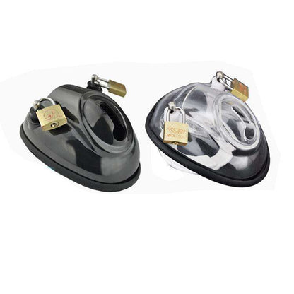 Durable P2 Chastity Cage with Dual Padlocks for Extra Security