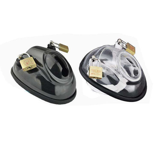 Durable P2 Chastity Cage with Dual Padlocks for Extra Security