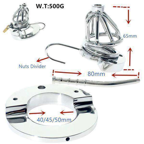 Secure metal chastity device for long-term denial