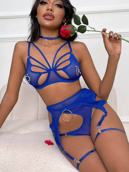 Sequined Erotic Bra Set Sexy Lingerie