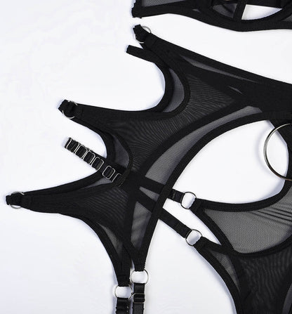 Sequined Erotic Bra Set Sexy Lingerie